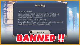 BEWARE You Could Get Banned After Naming Wanderer!!!