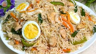 The Secret to Long, Fluffy & Shiny Rice / Chicken Vegetable Rice / Chinese Fried Rice