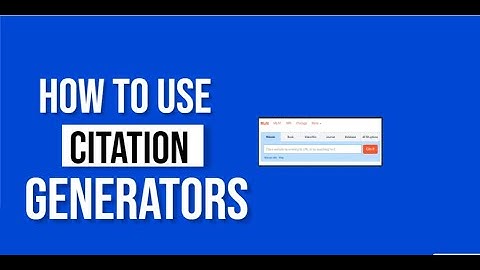 How to Use the "Citefast" Citation Generator