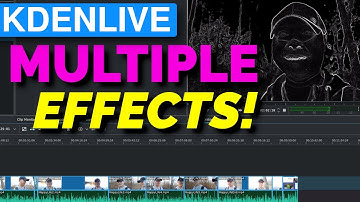 Kdenlive How To Apply Effects To Multiple Clips! | Kdenlive Tutorial