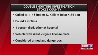 1 dead, 1 in hospital after Stokes County shooting, deputies say