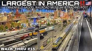LARGEST family owned OGauge train layout in the America!!  Cornerfield Model Railroad Museum