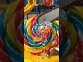 Tiny STIHL Chainsaw Cuts Giant Lollipop 😱😱 #shorts #shortsfeed #usashorts #minichainsaw