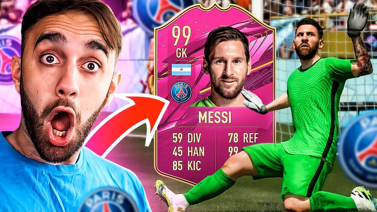 ⁣I USED Messi...as a GK!!!