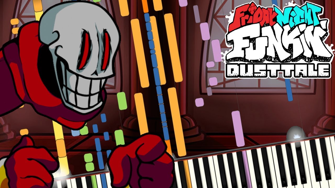 Hallucinations - Friday Night Funkin' Dusttale (Synthesia)