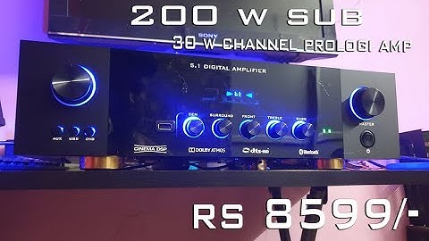 200 w sub 30 w 5 channel surround amplifier