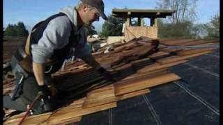 Part One of a two part instructional series on installation of Western Red Cedar Roofing products available through Anglo American 