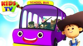 wheels on the bus little eddie nursery rhymes for babies kids tv