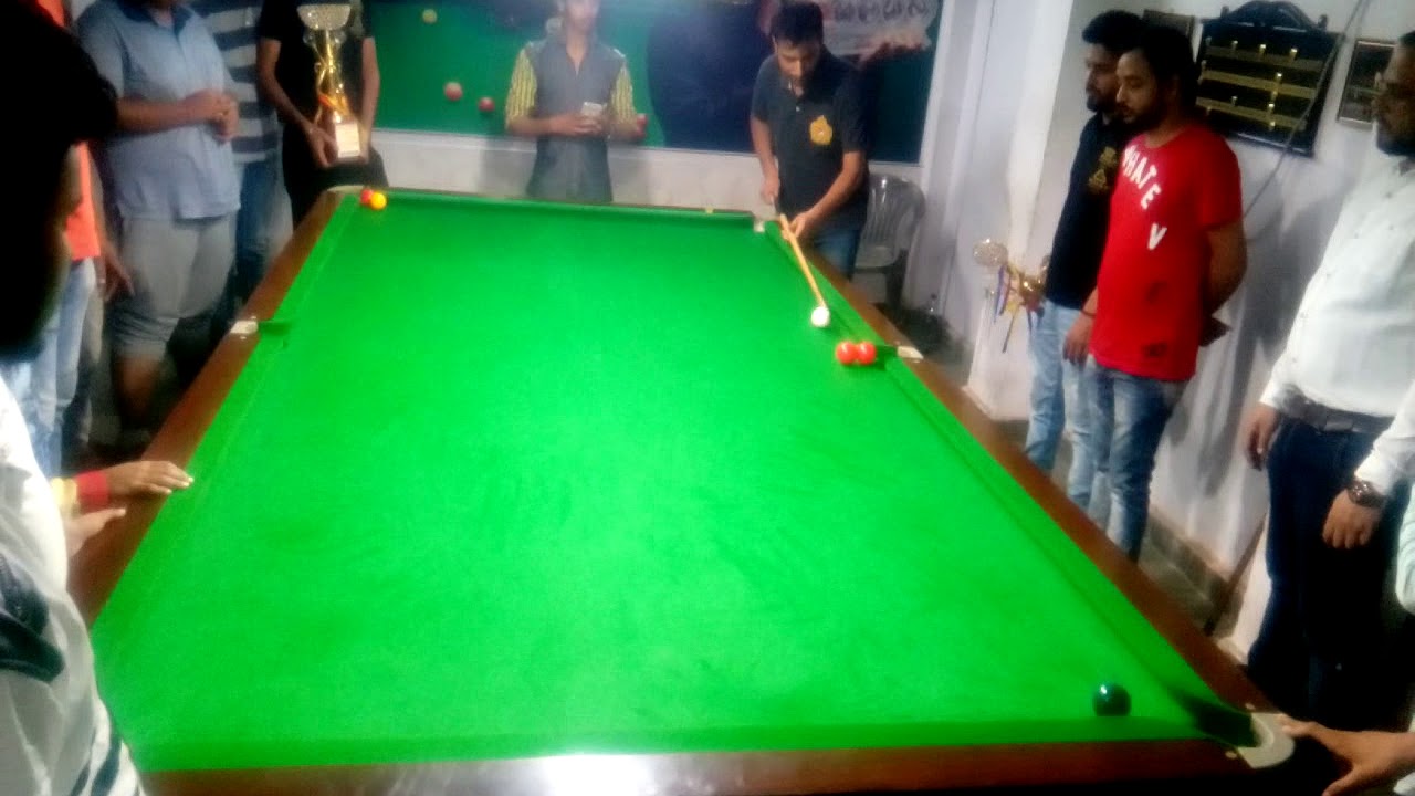 Trick shot in snooker played by UP NO