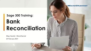 Sage 300 Bank Reconciliation