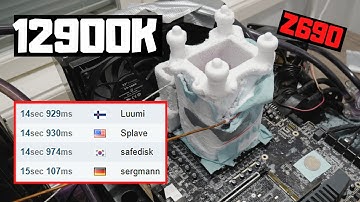 Intel 12900K BEATS 13900K - EVGA Z690 DARK KINGPIN Returns with 8600MHz DDR5 Memory