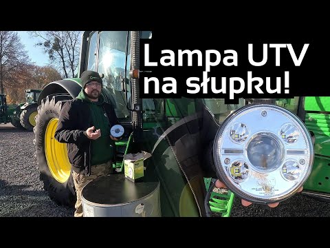 🚜💡 LED UTV Post Light – Perfect Road Lighting for John Deere! Check it out!