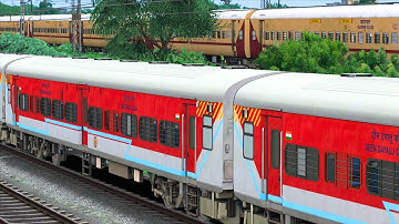 TWO TRAIN PARALLEL ARRIVING IN STATION | BUMPY RAILROAD | Train Simulator | Railworks 3 | NTG GAMING