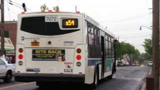MTA New York City Bus 2011 Orion VII EPA10 7072 On The S54 @ Castleton Avenue & Clove Road