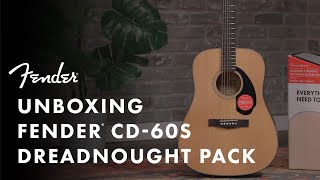 Unboxing The Fender Acoustic Guitar Starter Pack