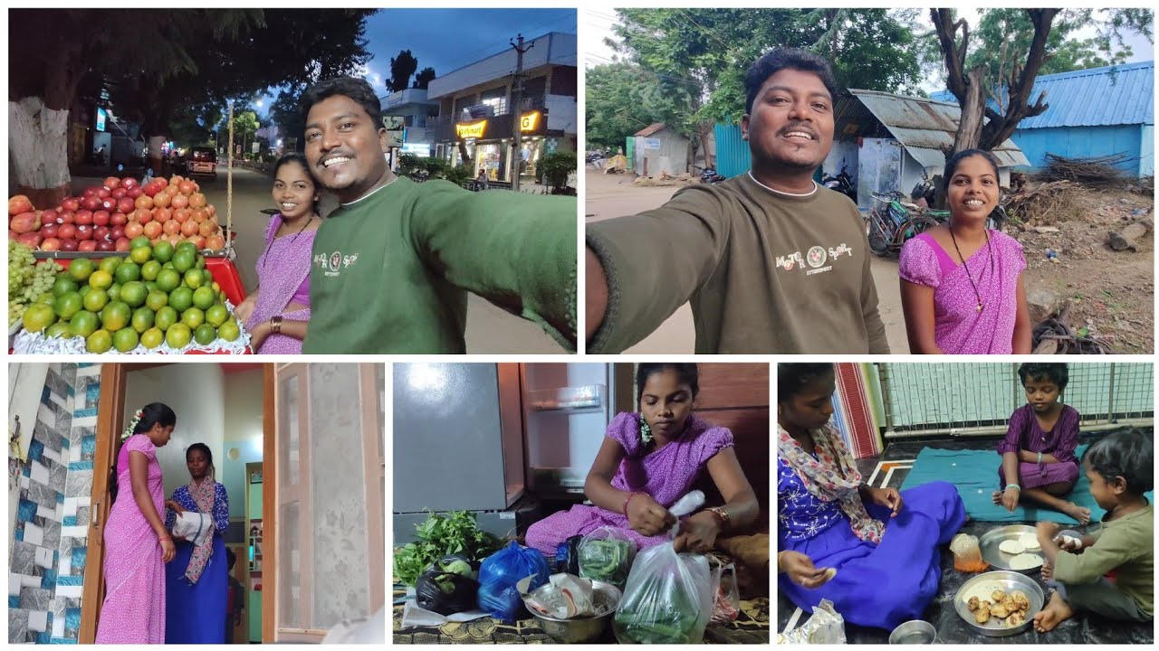 పిల్లలకి health కోసం fruit's &vegetables తీసుకొచ్చం 💞🥰ప్రమీల అన్ని మంచిగా సర్ది పెట్టింది 👋