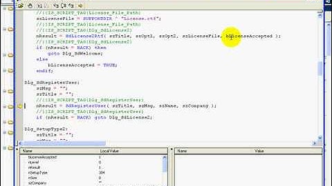 InstallScript - Using the InstallShield Script Debugger Part 1 - InstallShield 2009