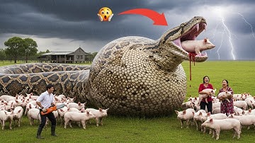 Animal Rescue: Giant Python Bites Mother Pig – An Emotional Rescue Story