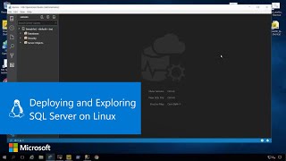 Deploying and Exploring SQL Server on Linux