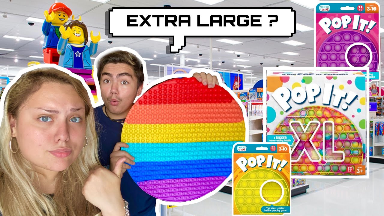 We Found EXTRA LARGE Pop It’s At Target 😱🥳 - YouTube