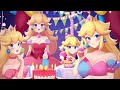 An overly peachy game of mario party superstars