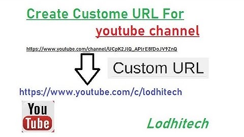 How To Create A Custom URL for YouTube Channel | Hindi