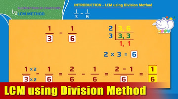 G4 - M16 - Intro - Subtraction - LCM using Division Method | Appu Series | Grade 4 Math Learning