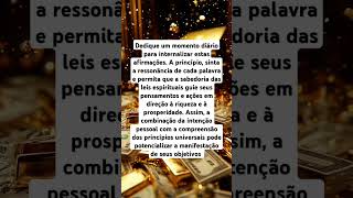 Tire um momento diário para realizar oração preces ou afirmações positivas
