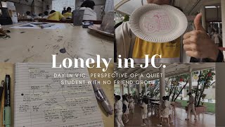 lonely in jc: day in the life of a quiet student. | vjc vlog