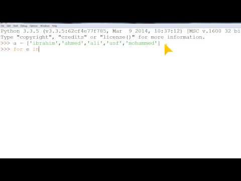 (16) python3 For () Loop