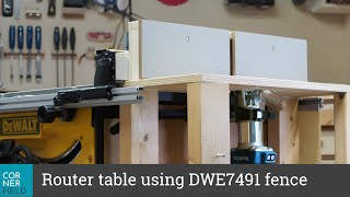 Router Table for my Mobile Workbench - DeWALT DWE7491 & Makita DRT50 - Mobile Workbench Series Ep. 3