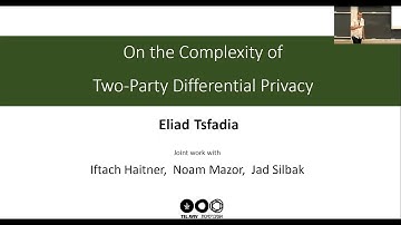 On the Complexity of Two-Party Differential Privacy