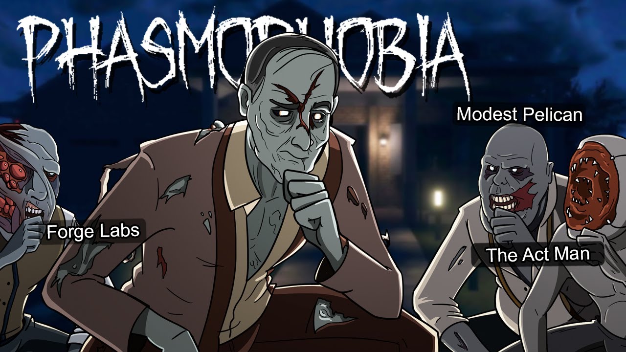 I kidnapped my favorite YouTubers and forced them to play Phasmophobia