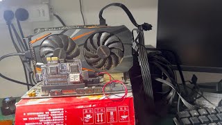 自学显卡维修来自海南兄弟的技嘉10603G黑屏风扇不转 #显卡 #维修 #电脑 #专业维修