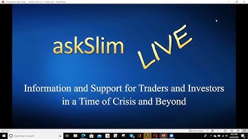 askSlim "Live" Webinar Replay | S&P 500 Daily/Weekly Chart Analysis & Popular Services FREE Preview