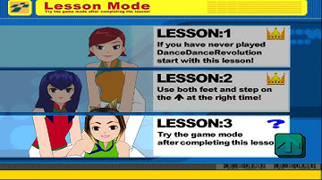 DDRMAX Dance Dance Revolution 6th Mix (USA) - Lesson Mode Gameplay (Part 3)