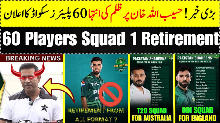 Almost 60 players with Pakistan Team but no place for Haseebullah Khan | Pakistan Shaheens Squad