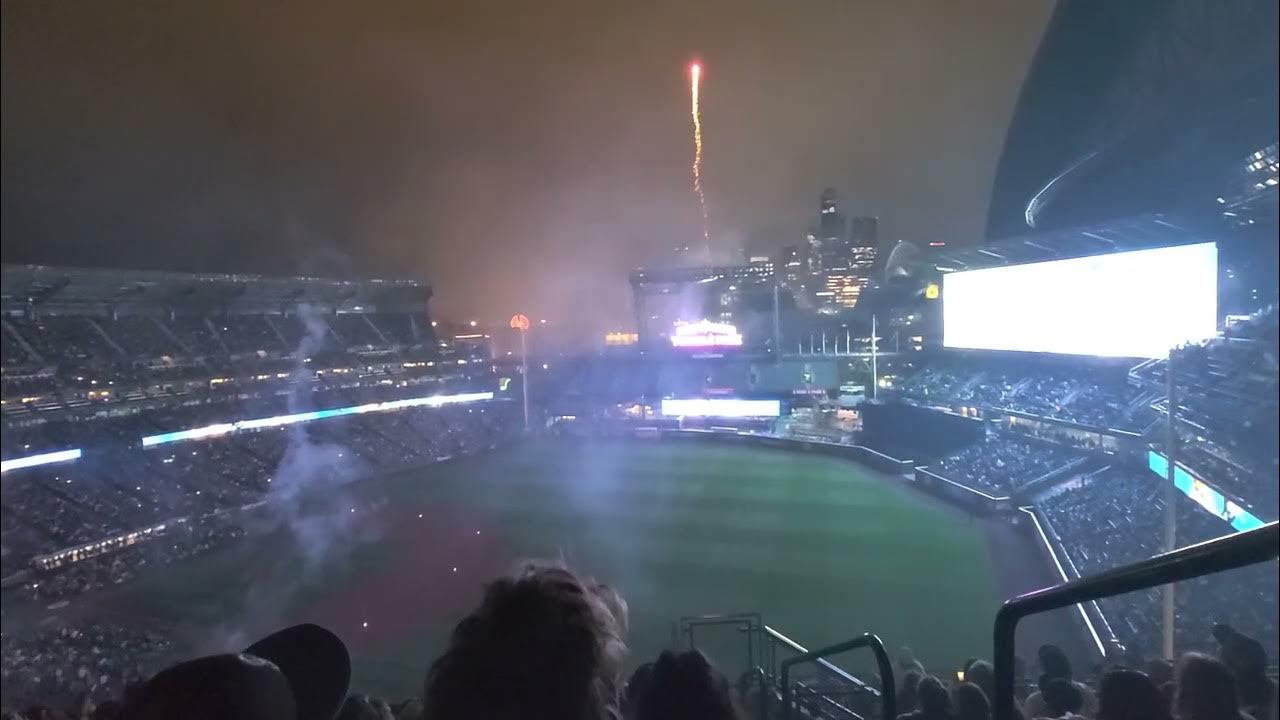 Fireworks show at Mariners game. YouTube