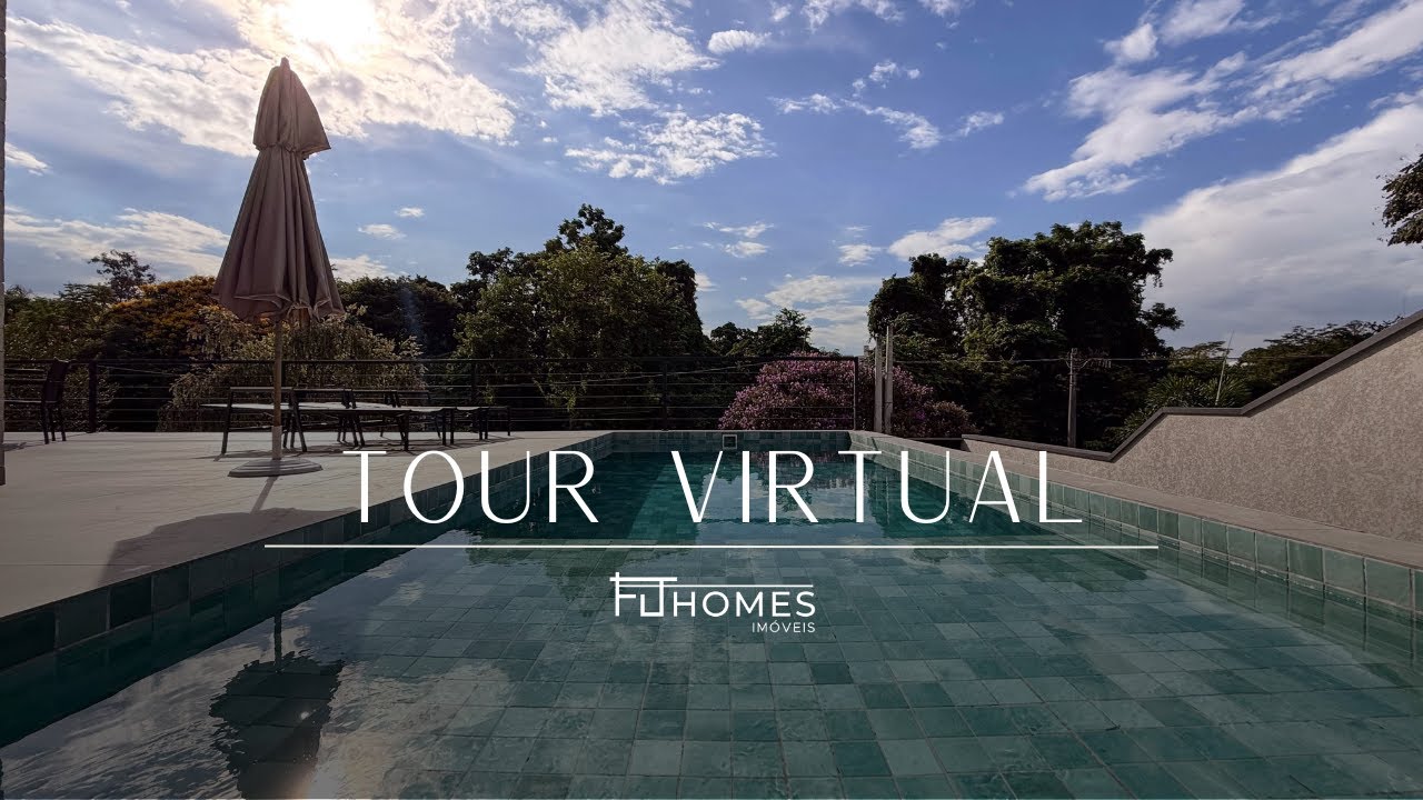 MARAVILHOSA CASA COM PISCINA E VISTA PARA MATA À VENDA EM CONDOMÍNIO NA CIDADE DE INDAIATUBA/SP