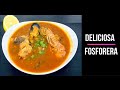 Deliciosa Fosforera Venezolana (Sopa de pescado y frutos de mar) #Receta #FrutosDeMar