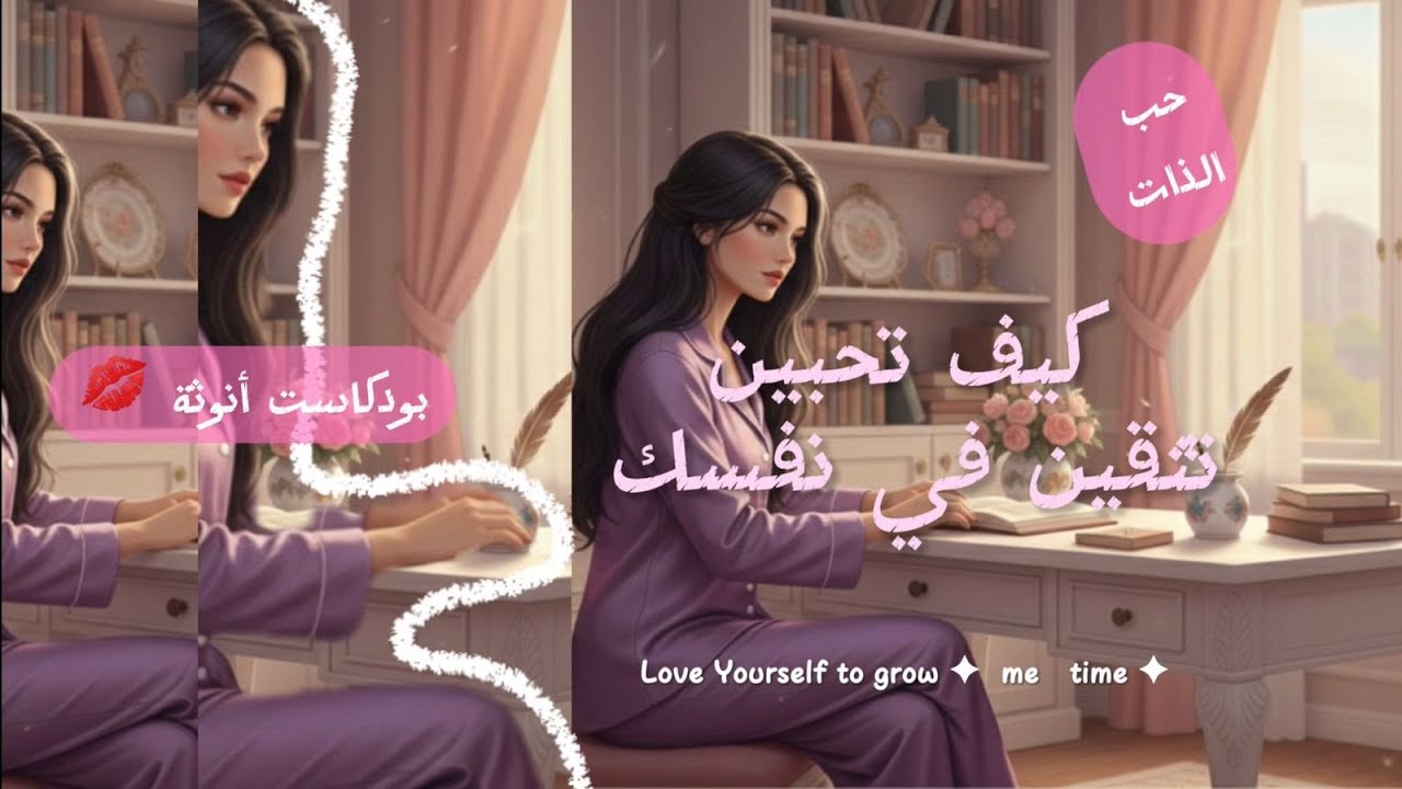 كل ما اهتميتي بنفسك كل ما نجحتي بحياتك   love yourself to grow