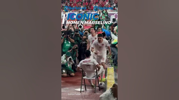MOMEN MARSELINO SELEBRASI SETELAH MENCETAK GOL