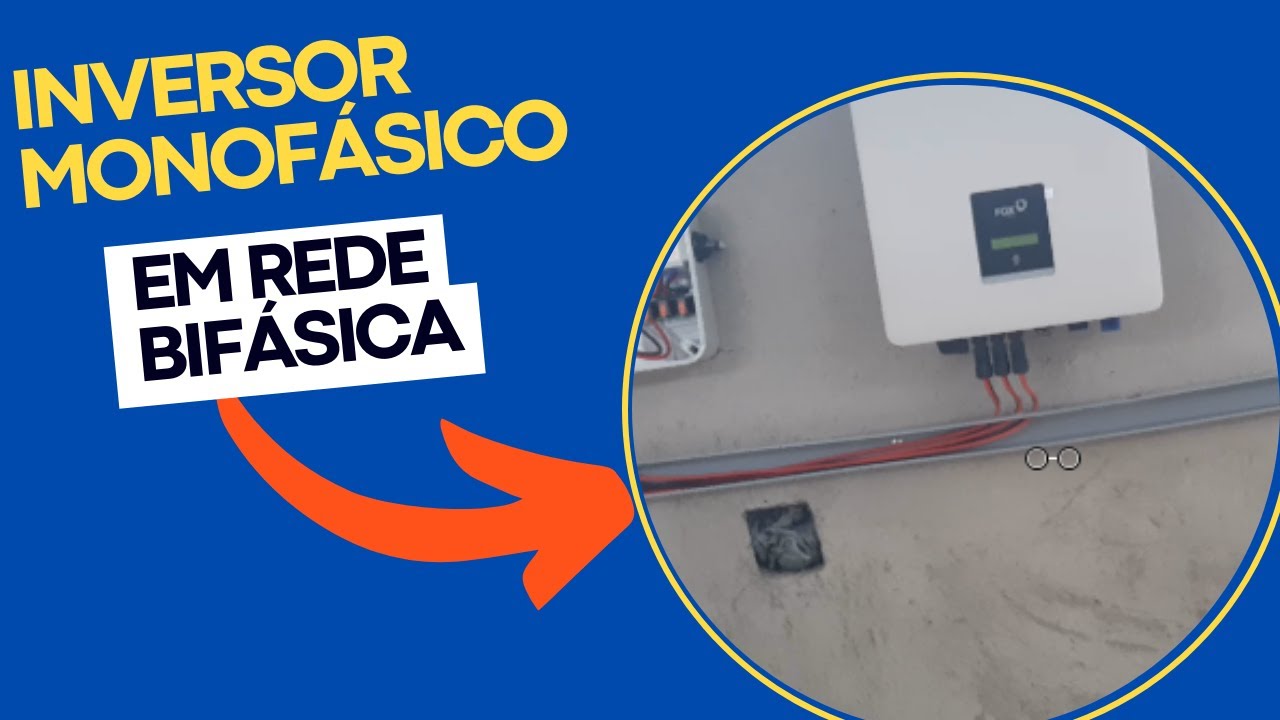 Hipontech Como Instalar INVERSOR Monofásico 220v em Rede Bifásica - YouTube