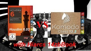 What's the strongest 2018 December: Houdini 6.03 vs Komodo 12.2 - Match #2