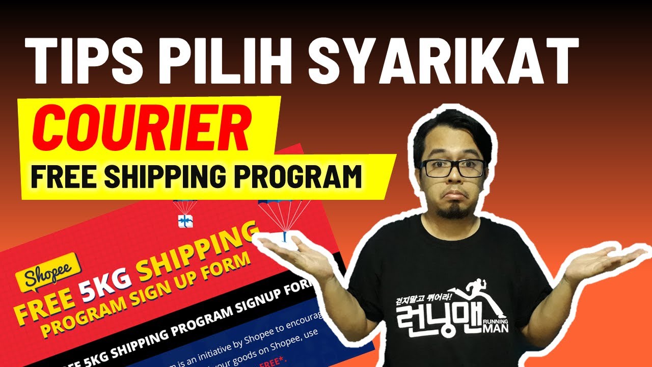 Cara Daftar Shopee 5kg Free Shipping Program Poslaju Youtube
