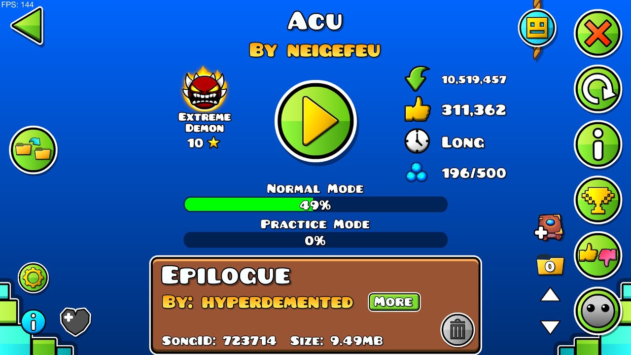Playing acu until i beat it (Day 1,  2 runs)
