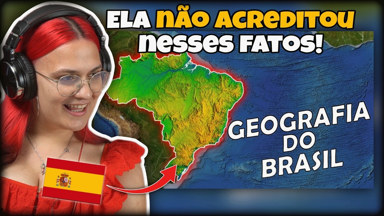 GRINGOS REAGEM A 10 FATOS SOBRE A GEOGRAFIA DO BRASIL!