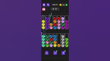 Ball Sort Master Level 176 #ballsortmaster #ballsortmastersolution #puzzlegame #gaming #games