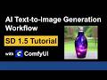 ComfyUI: Basic AI Text-to-Image Generation Workflow