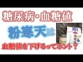 【糖尿病】粉寒天は血糖値を下げるってホント？